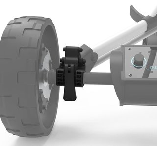 Alphard Club Booster eWheel Bracket Set - Clicgear 3.5 accesorio para carrito, negro