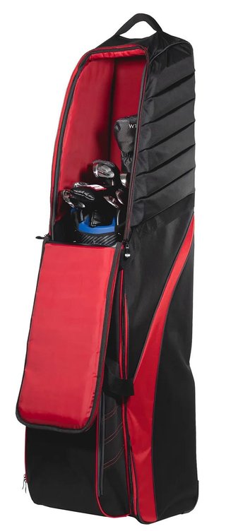 Bag Boy T-750 travel bag, negro/rojo