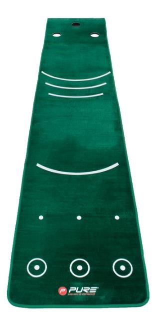 Pure 2 Improve Pure2Improve Dual Grain Putting Mat with Broom (335,3x69,9cm) ayuda de entrenamiento