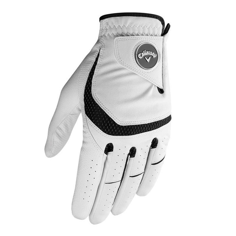 Callaway Syntech 19 guante de golf para mujer, blanco