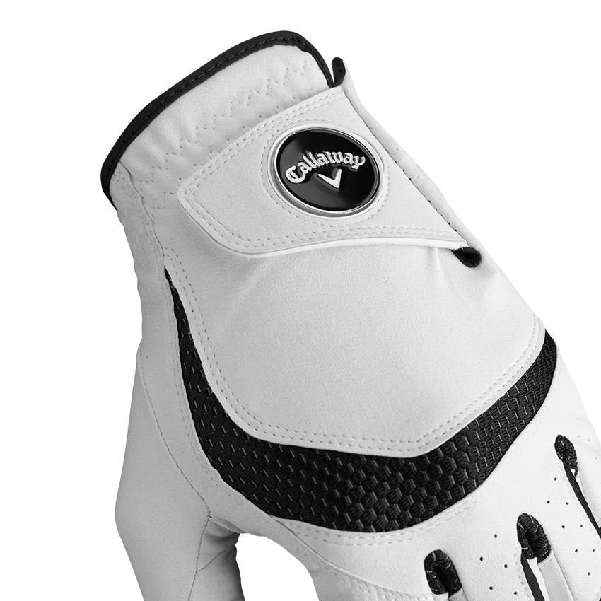 Callaway Syntech 19 guante de golf para mujer, blanco