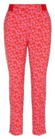 J.Lindeberg Gio Micro Stretch pantalones de mujer, pop pink flower print