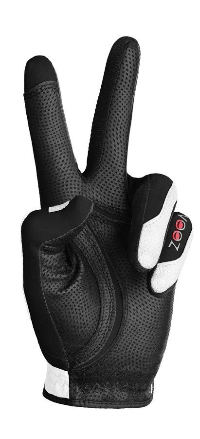 Zoom Zoom Aqua Control guante de golf para hombre, blanco/negro/rojo