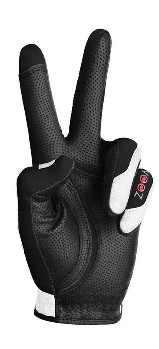 Zoom Zoom Aqua Control guante de golf para hombre, blanco/negro/rojo
