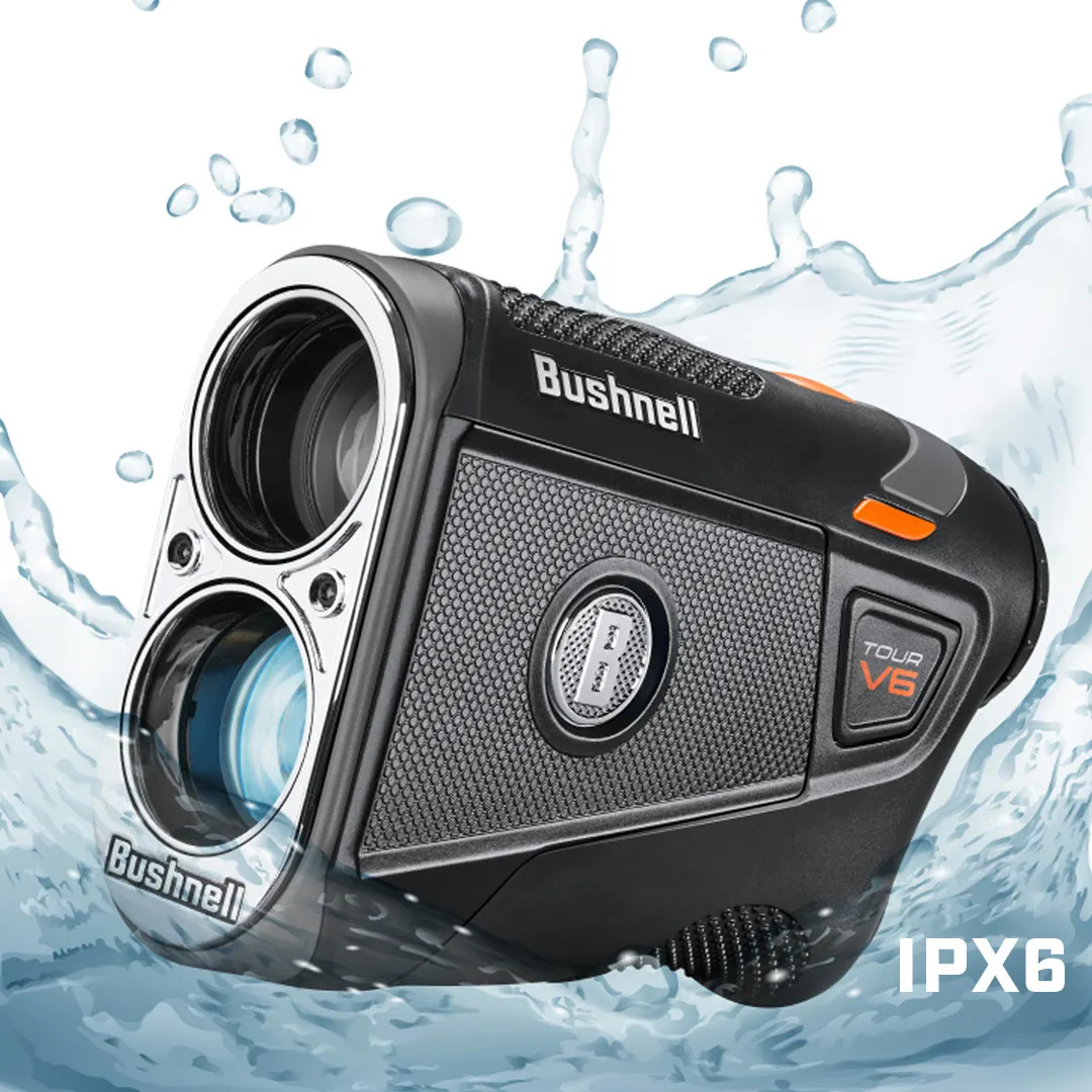 Bushnell Tour V6 IPX6 weather-resistant construction