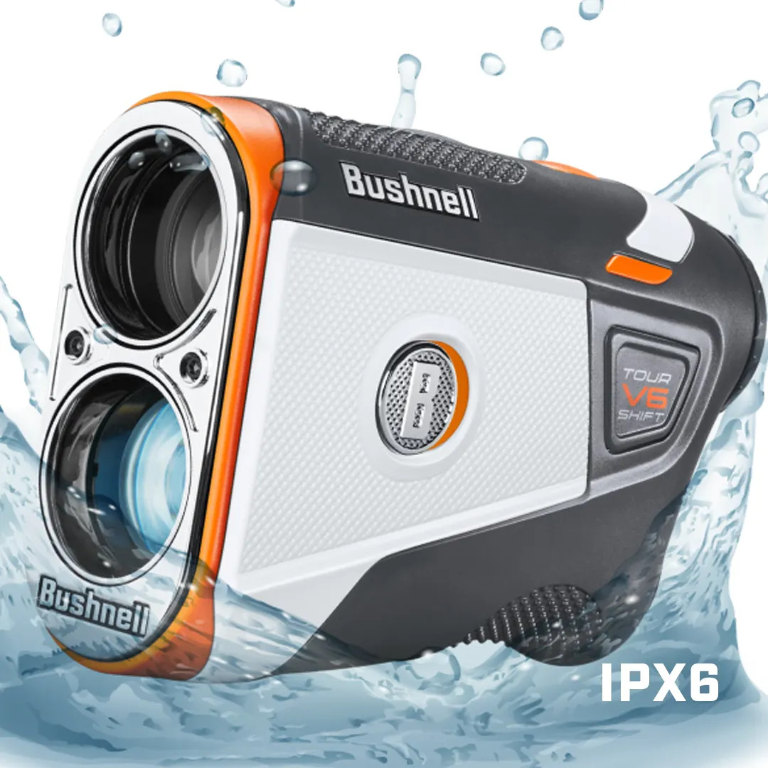 Bushnell Tour V6 Shift - Construcción resistente a la intemperie IPX6