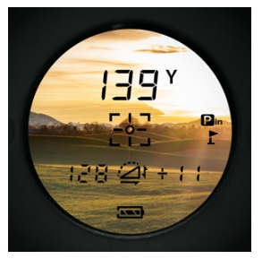 Golf Buddy Atom – visor con aumento de 6×