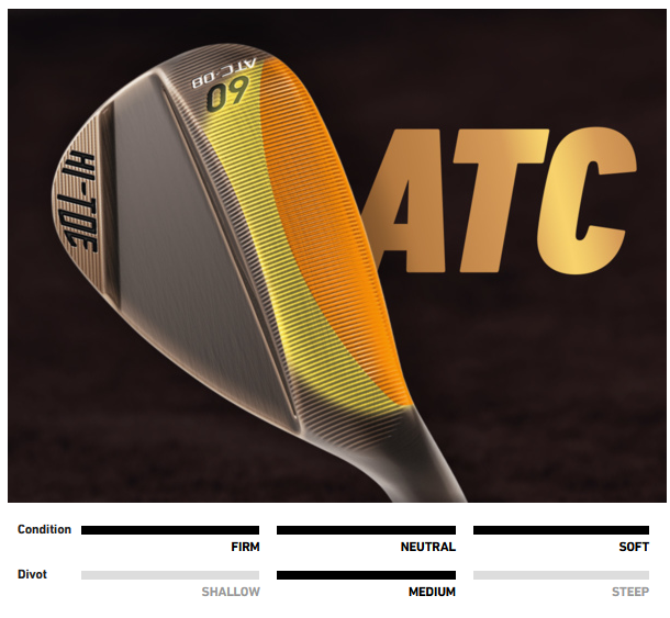 Diagrama de la suela ATC Grind del TaylorMade Hi-Toe 4