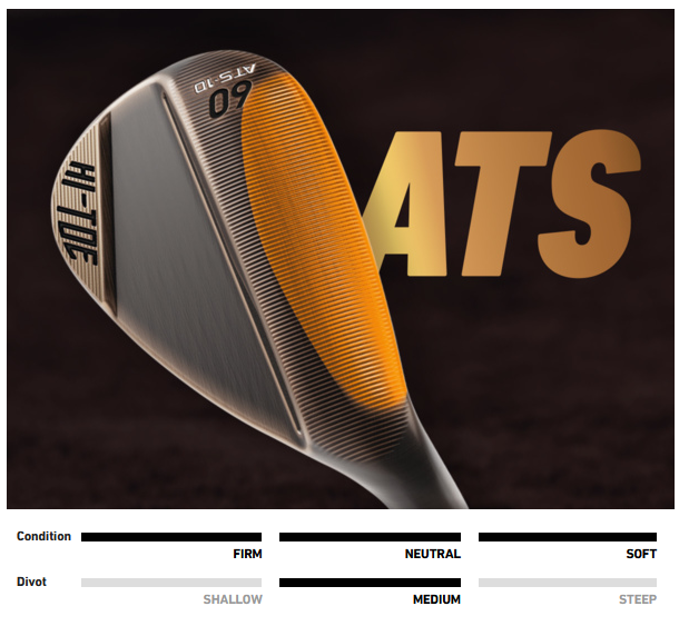 Diagrama de la suela ATS Grind del TaylorMade Hi-Toe 4