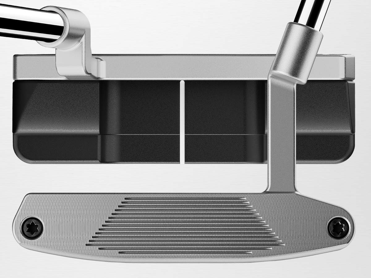 Putter TaylorMade SYSTM2 Del Monte L-Neck — diseño blade y tolerancia