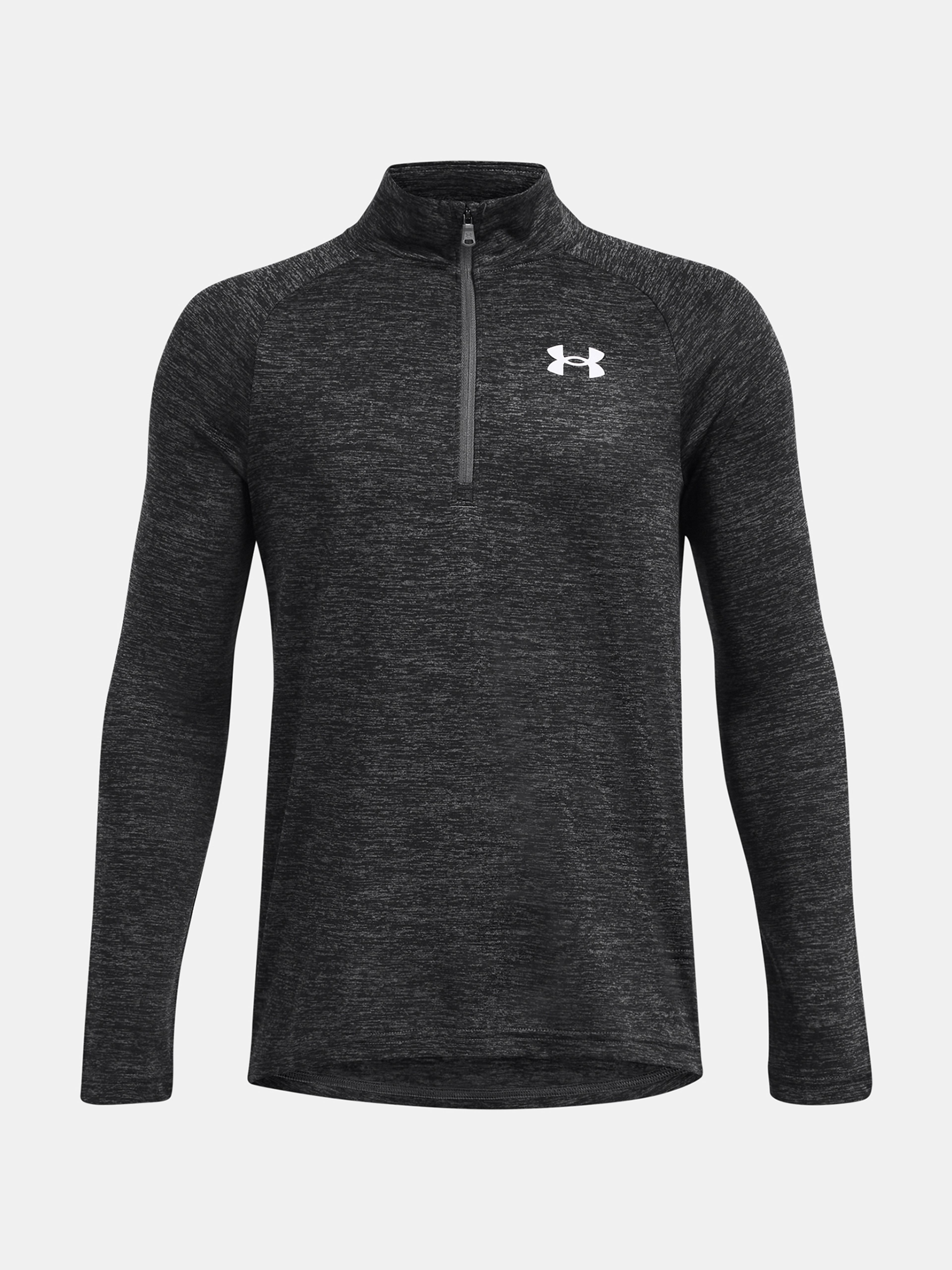 Sudadera para niños Under Armour Tech 2.0 1/2 Zip gris vista frontal