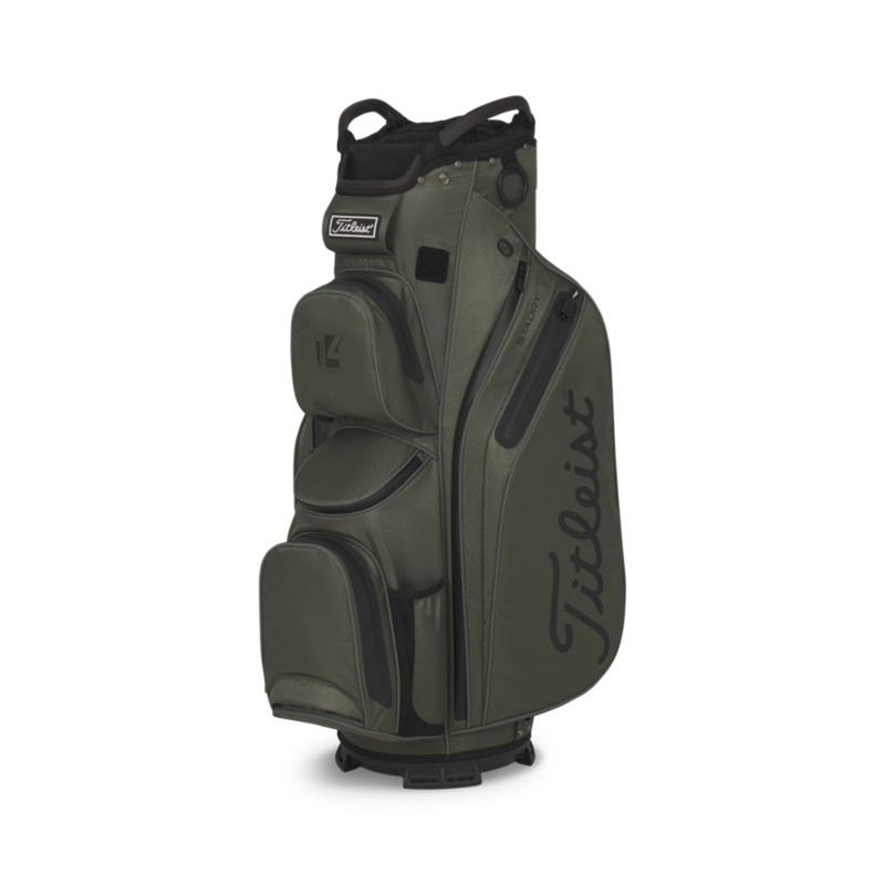 Bolsa Titleist Cart 14 StaDry en color ciprés/negro/negro