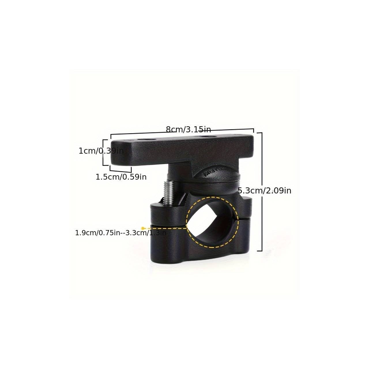 Soporte universal para bebidas Davies Caddy MDL3510 montado en el tubo de un carro de golf