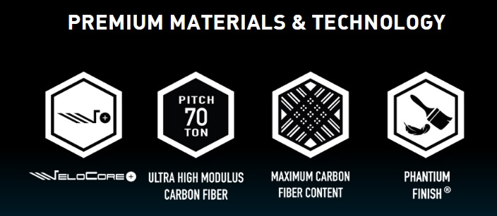 Diseño de material de fibra de carbono premium Fujikura Ventus
