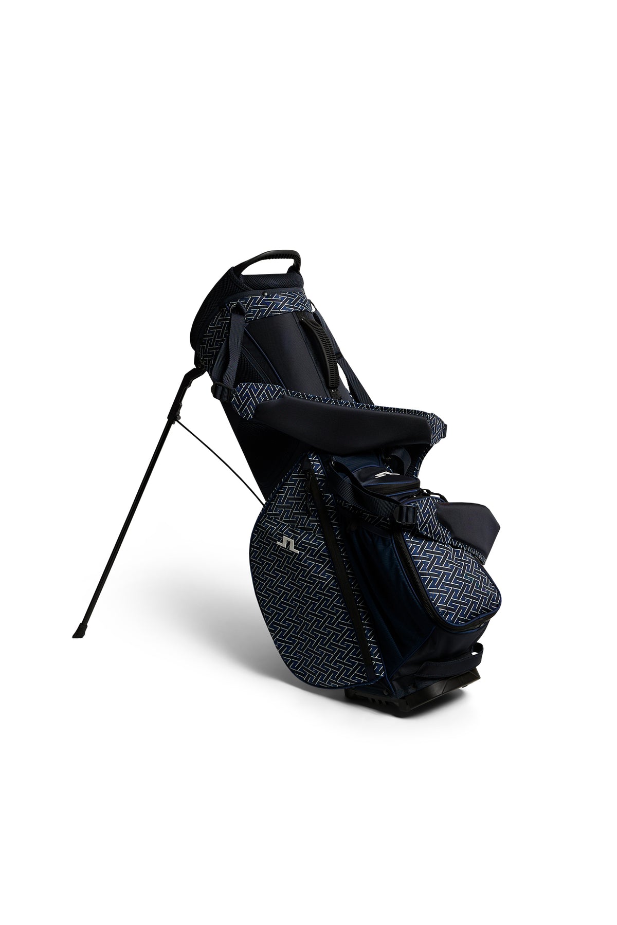 Bolsa de golf J.Lindeberg JL Flare Printed - detalle de bolsillos y compartimentos