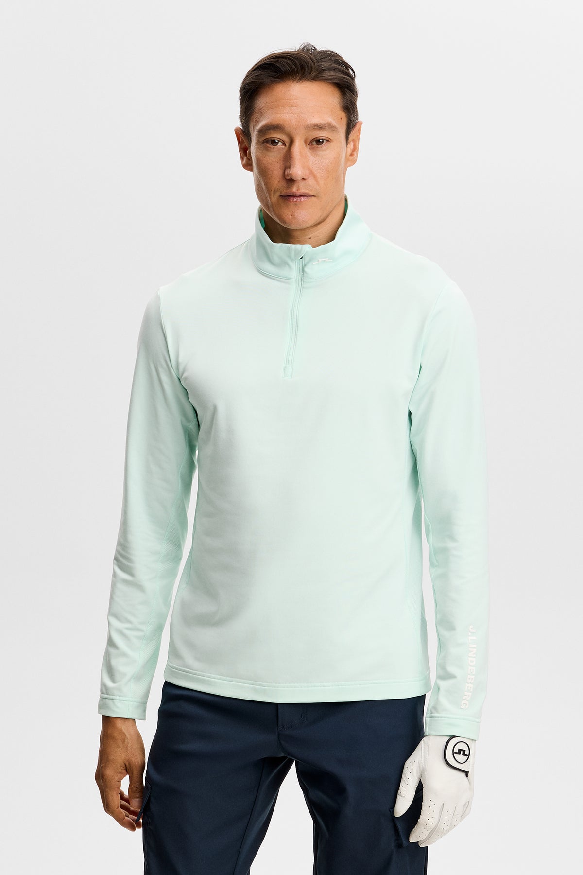 J.Lindeberg Tour Tech Mid Layer Bay - rendimiento de capas en el campo