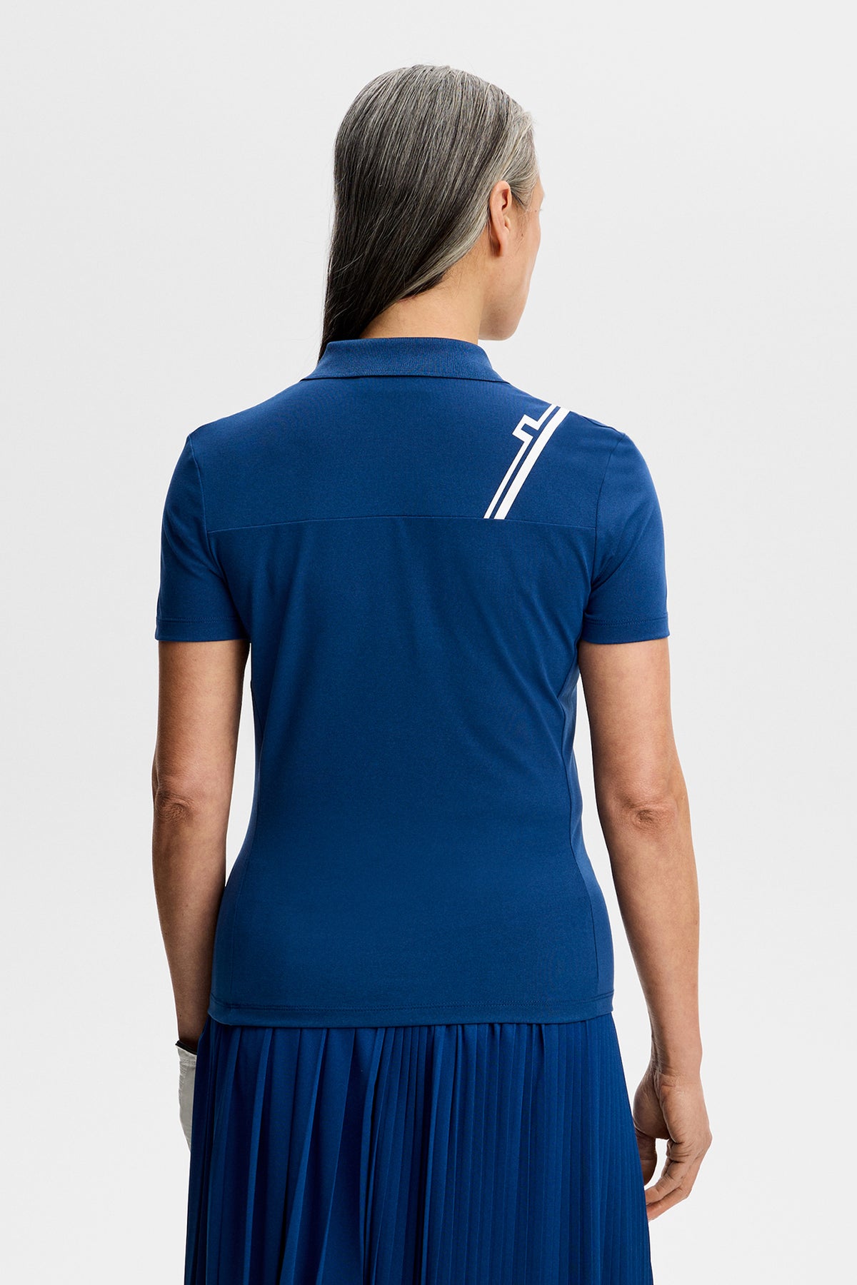 Polo J.Lindeberg Melli Estate Blue - estilo de vida en el campo