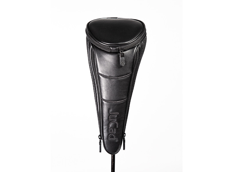 Funda para driver JuCad vista frontal que muestra el material de terciopelo y el cuello largo
