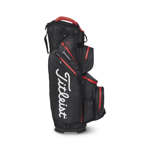 Bolsa Titleist Cart 14 StaDry — Parte superior con divisor de 14 vías y compartimento para putter