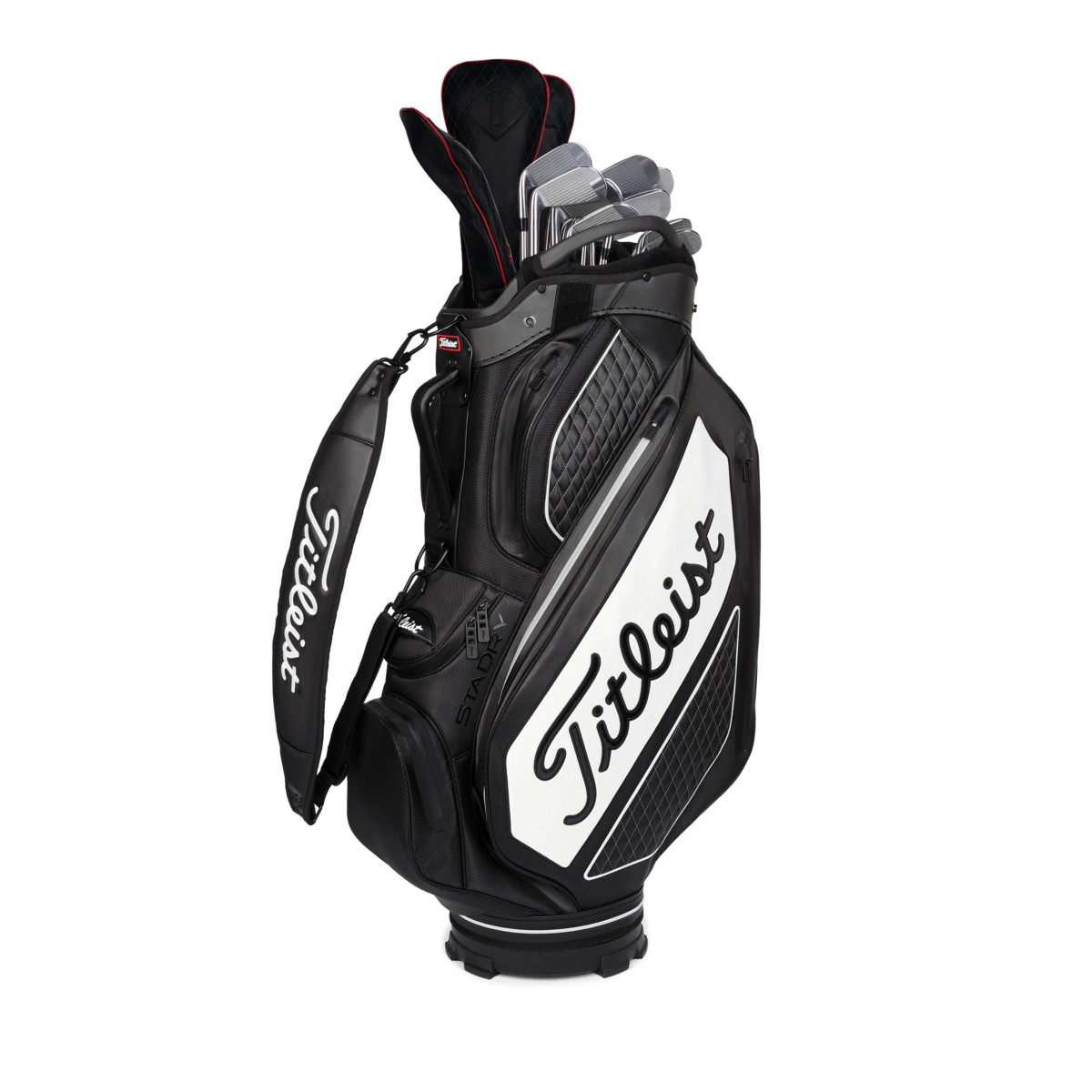 Construcción impermeable de la bolsa Titleist Tour Series Premium Cart StaDry