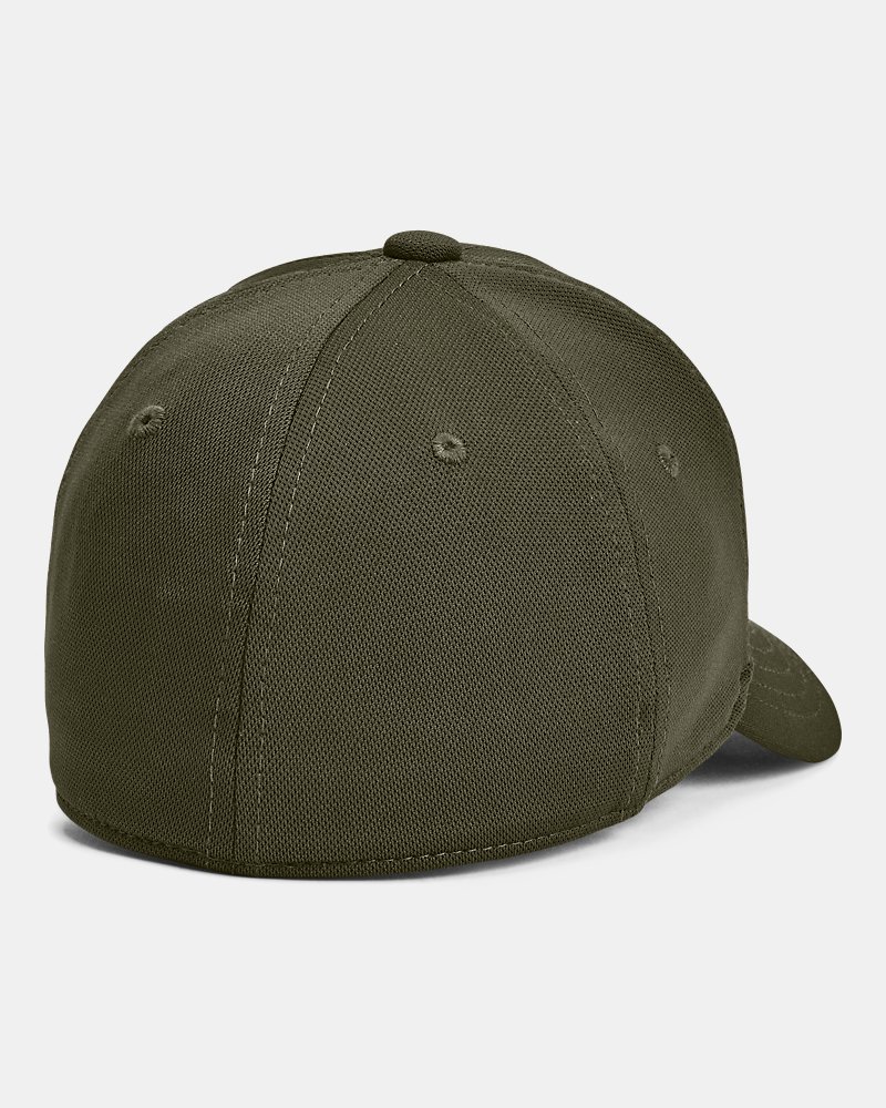 Gorra UA Blitzing Low para niños verde marino vista trasera