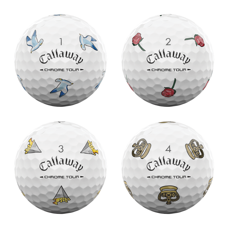 Callaway Chrome Tour July Major 2026: detalle del diseño de links costeros