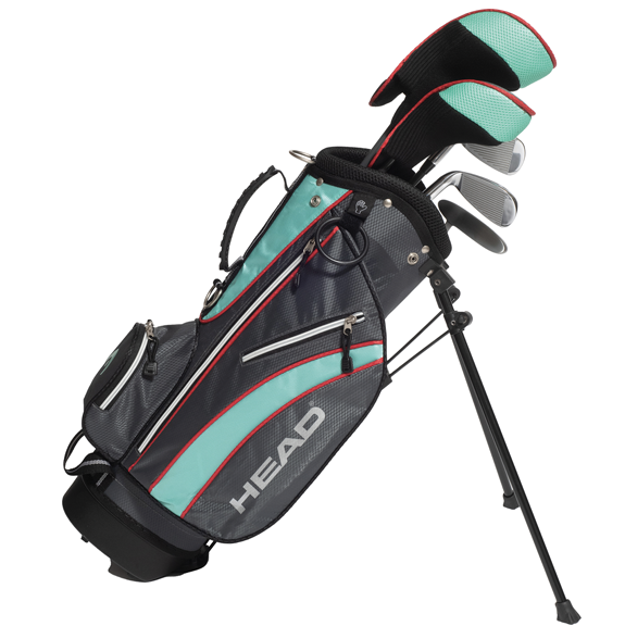 Perfil lateral de los palos del juego HEAD Junior Package Set 3-5