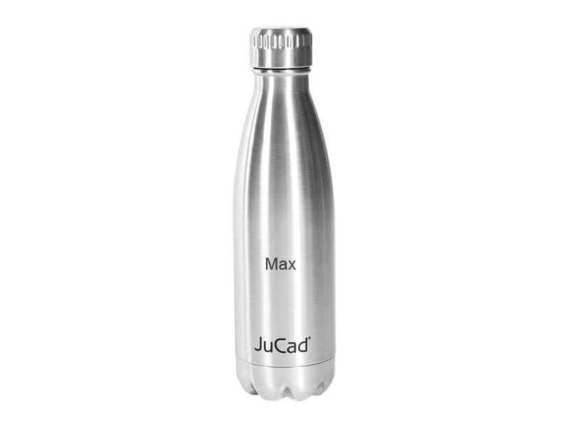 Botella térmica de acero inoxidable JuCad con grabado personalizado