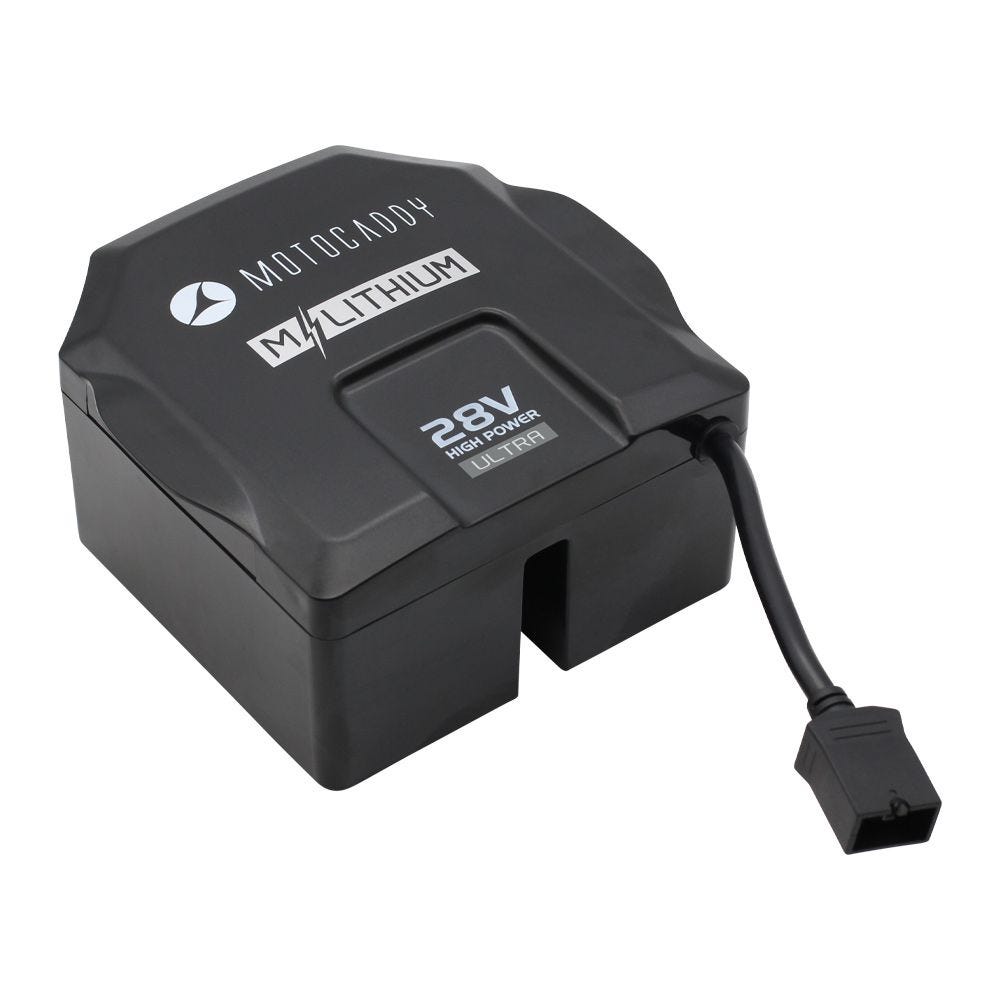 Batería de litio de 28 V Ultra y cargador Motocaddy M-Series