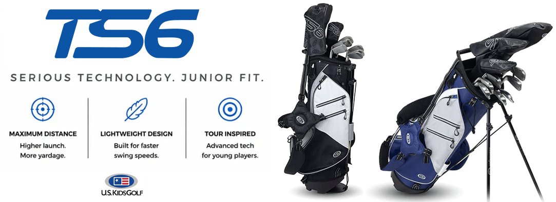 U.S. Kids Golf TS6-66 10-Club Set – full set overview