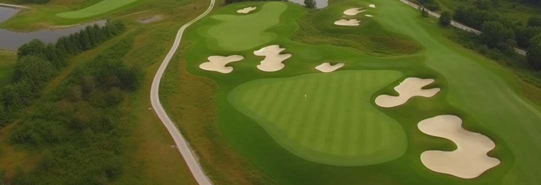 Detalle del putter Sandhills UL7 de U.S. Kids Golf