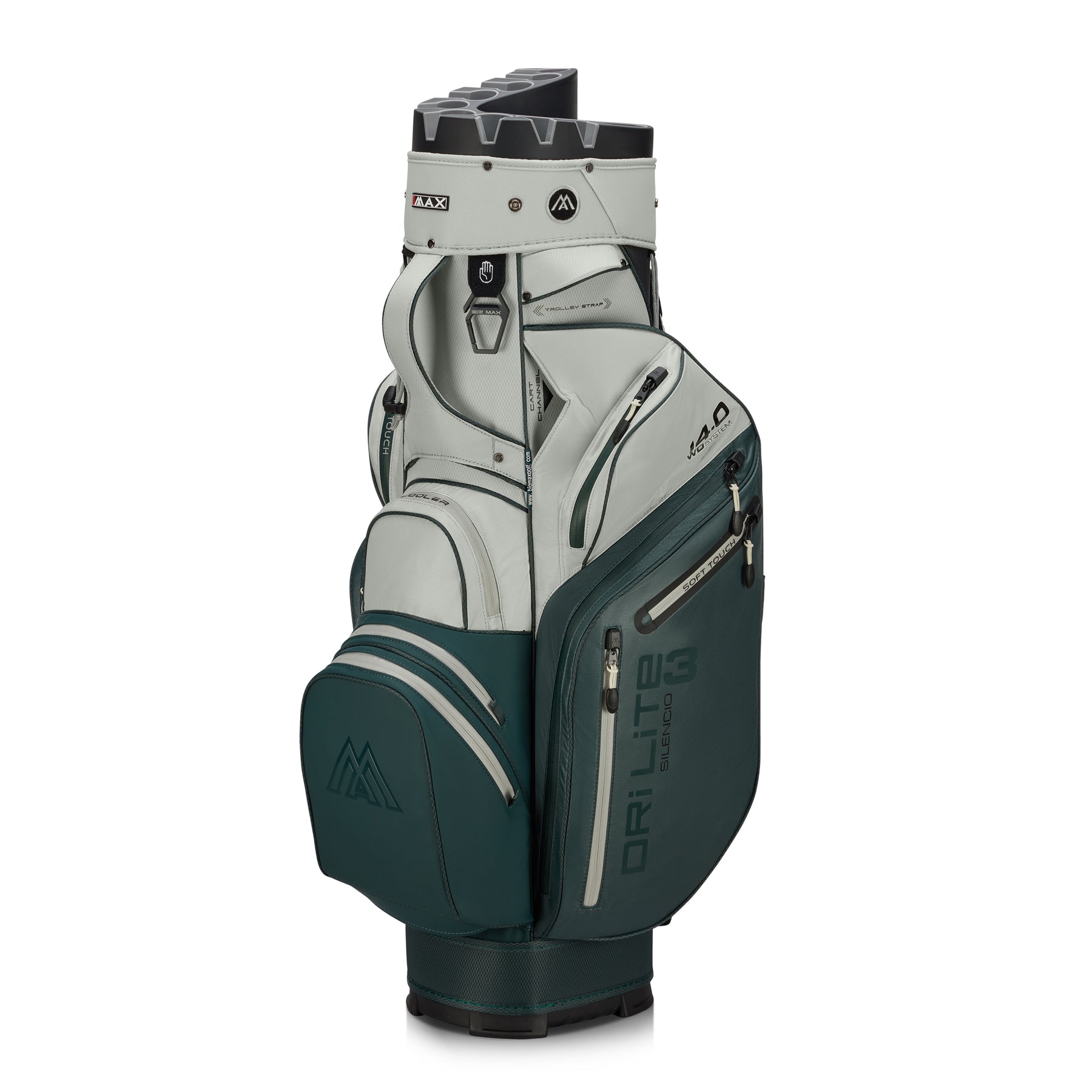 Big Max Dri Lite Silencio 3 cart bag — pocket organization view