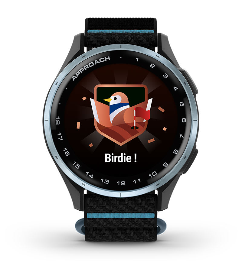 Garmin Approach J1 — celebraciones de logros