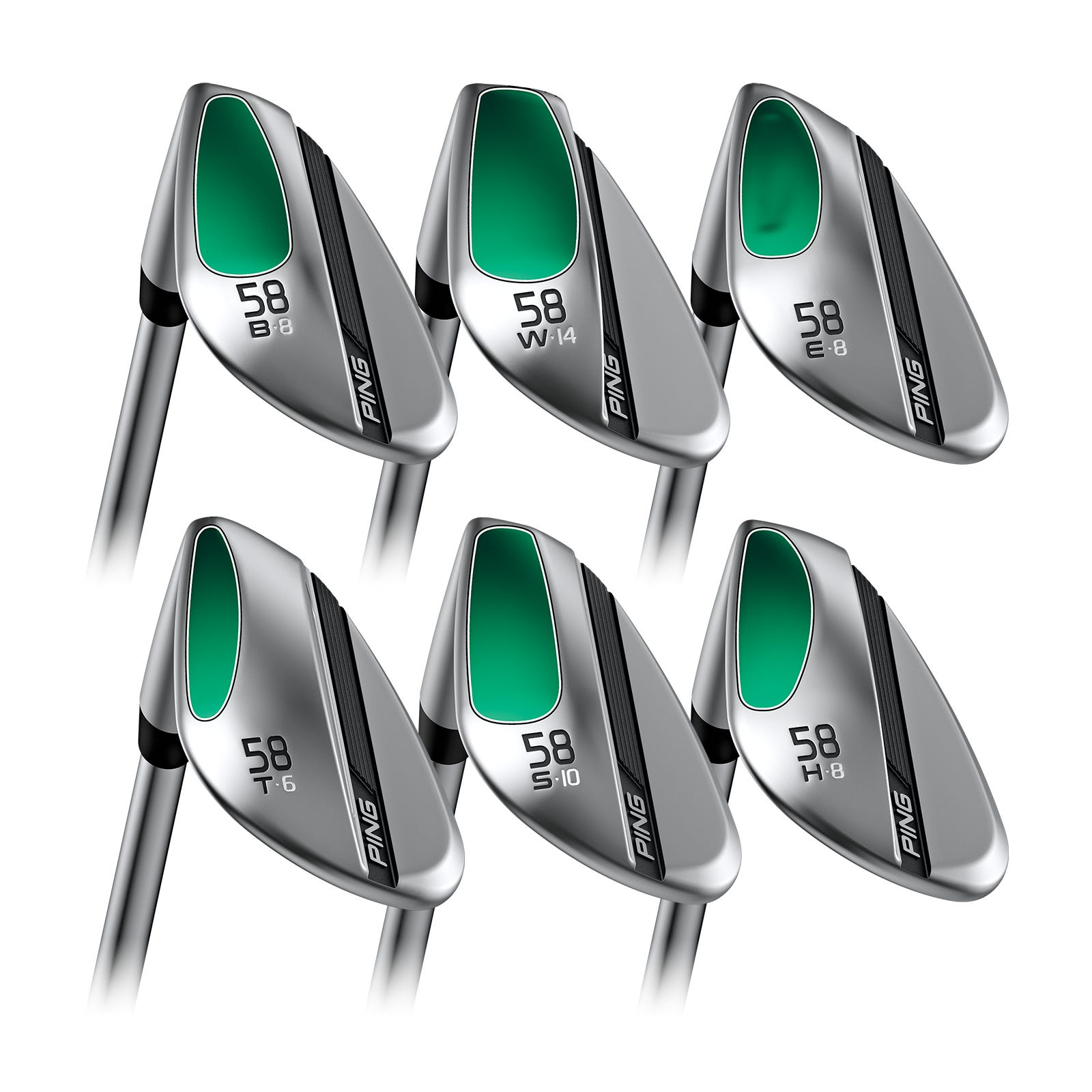 Composición mejorada con ilustración de todas las opciones de grind del wedge s259