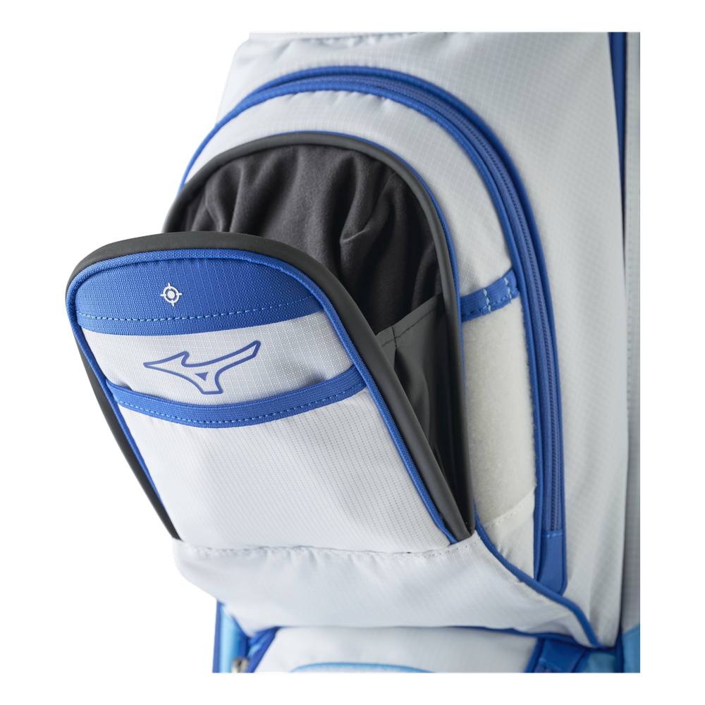 Mizuno BR-D4 Cart Bag Staff – fleece-lined magnetic pocket