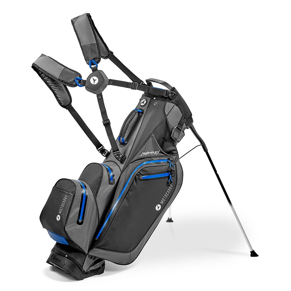 Diseño integrado de trípode y carro Motocaddy HydroFLEX