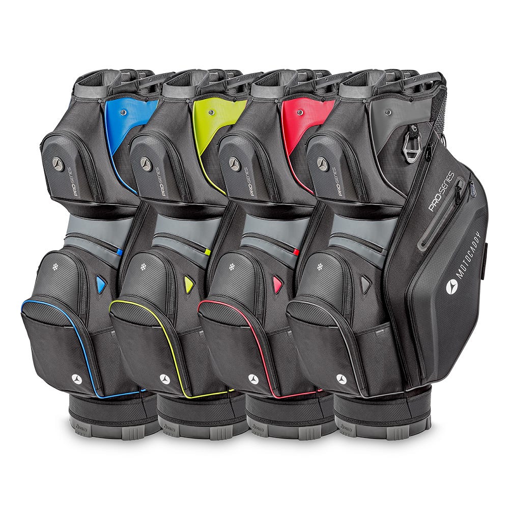Bolsa de carro Motocaddy Pro-Series 2025 – 14 divisores de longitud completa y nueva parte superior de la bolsa