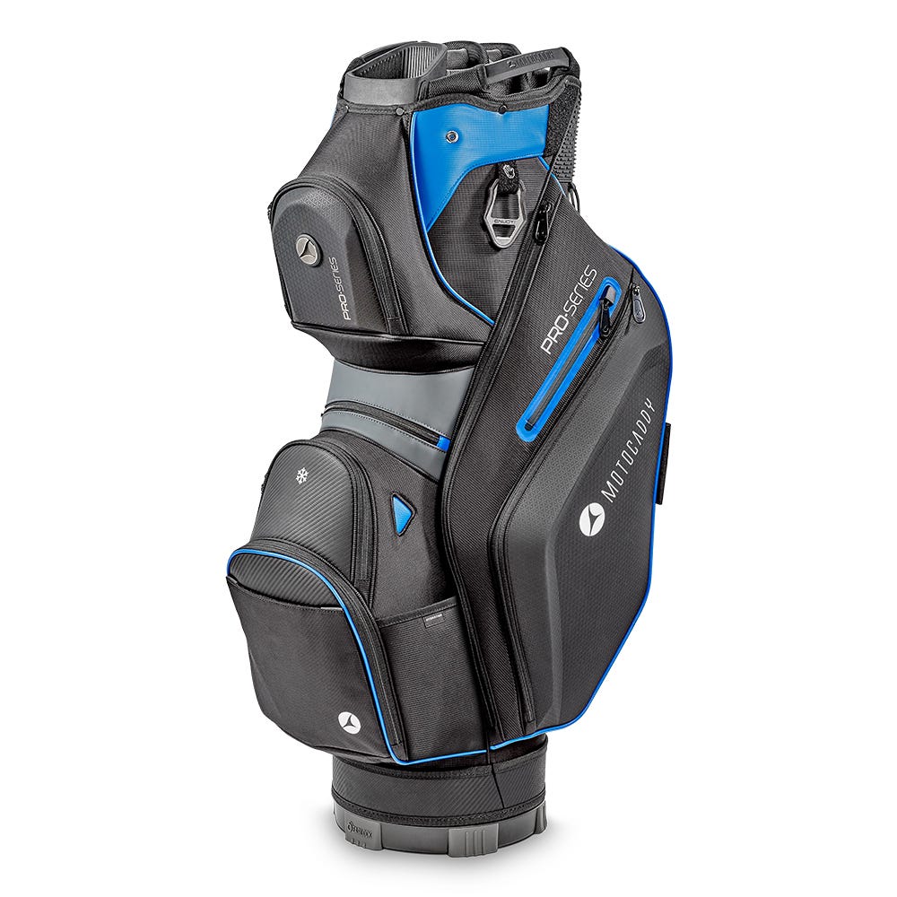 Bolsa de carro Motocaddy Pro-Series 2025 – características de conveniencia y detalles de accesorios