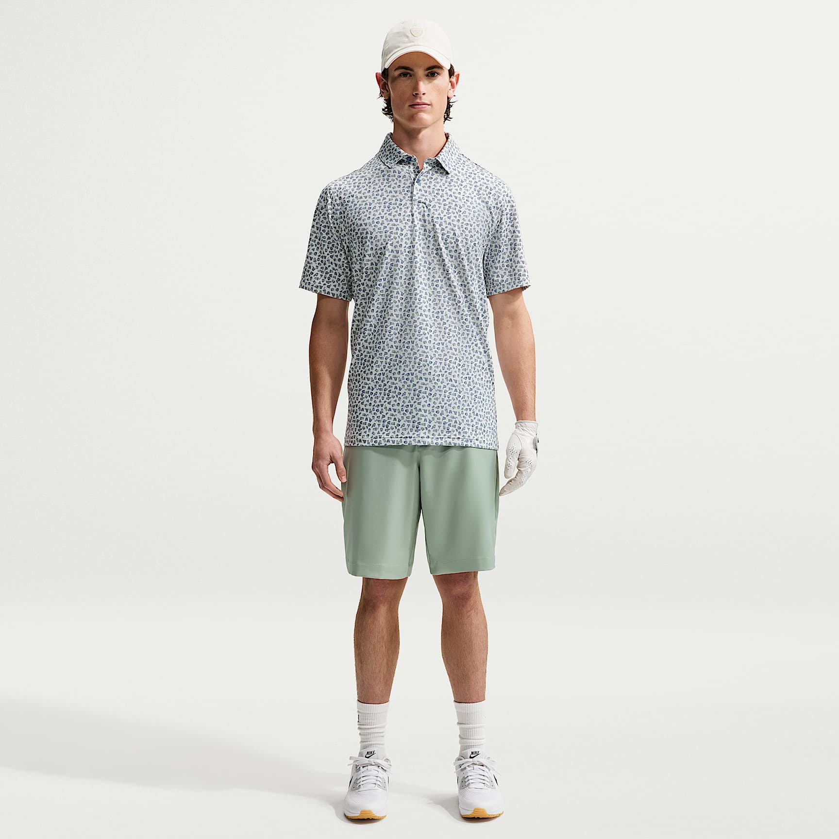 Pantalones cortos Nike Velocity Dri-FIT Golf – detalle del color Jade Horizon