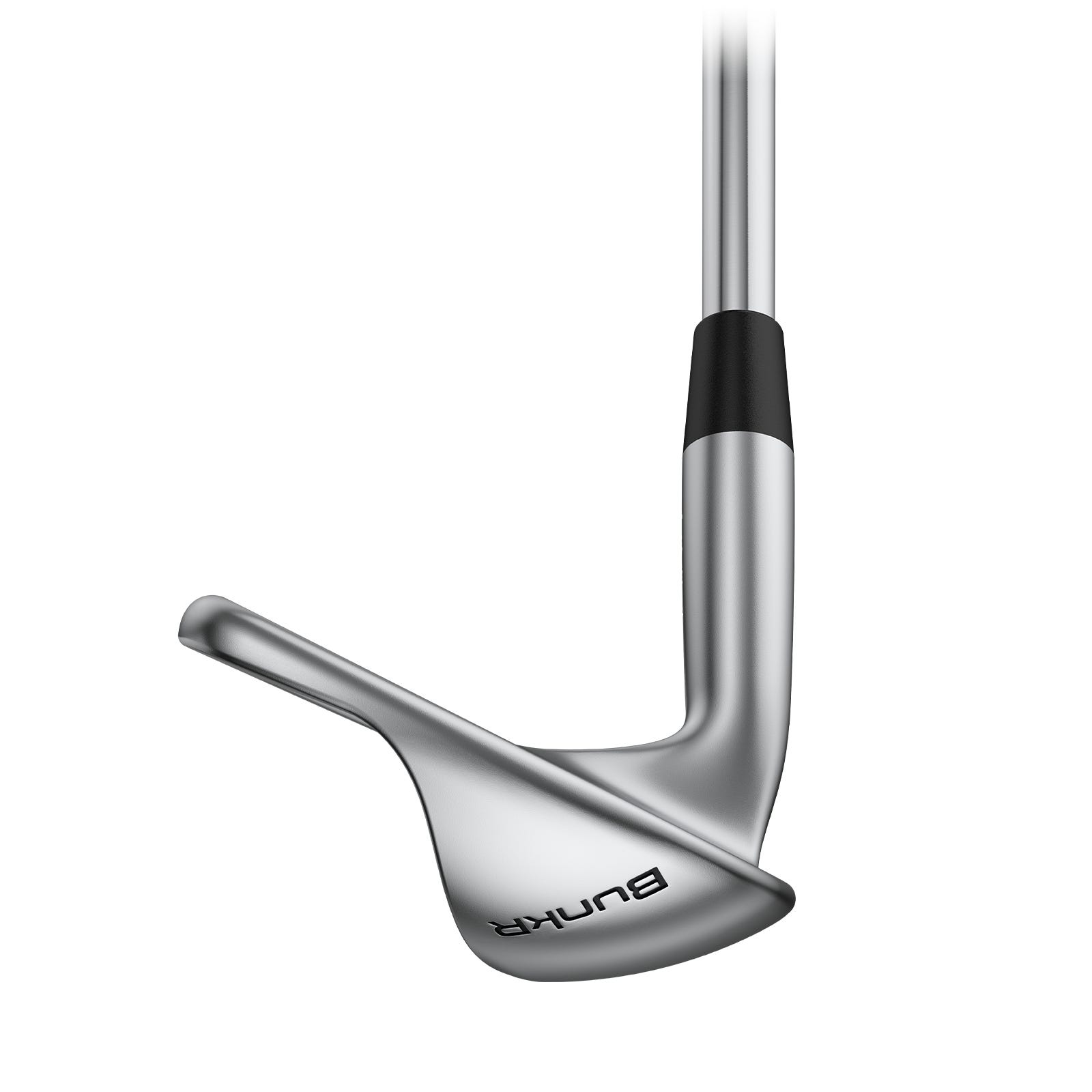 PING BunkR wedge from toe — wide sole and bounce geometry