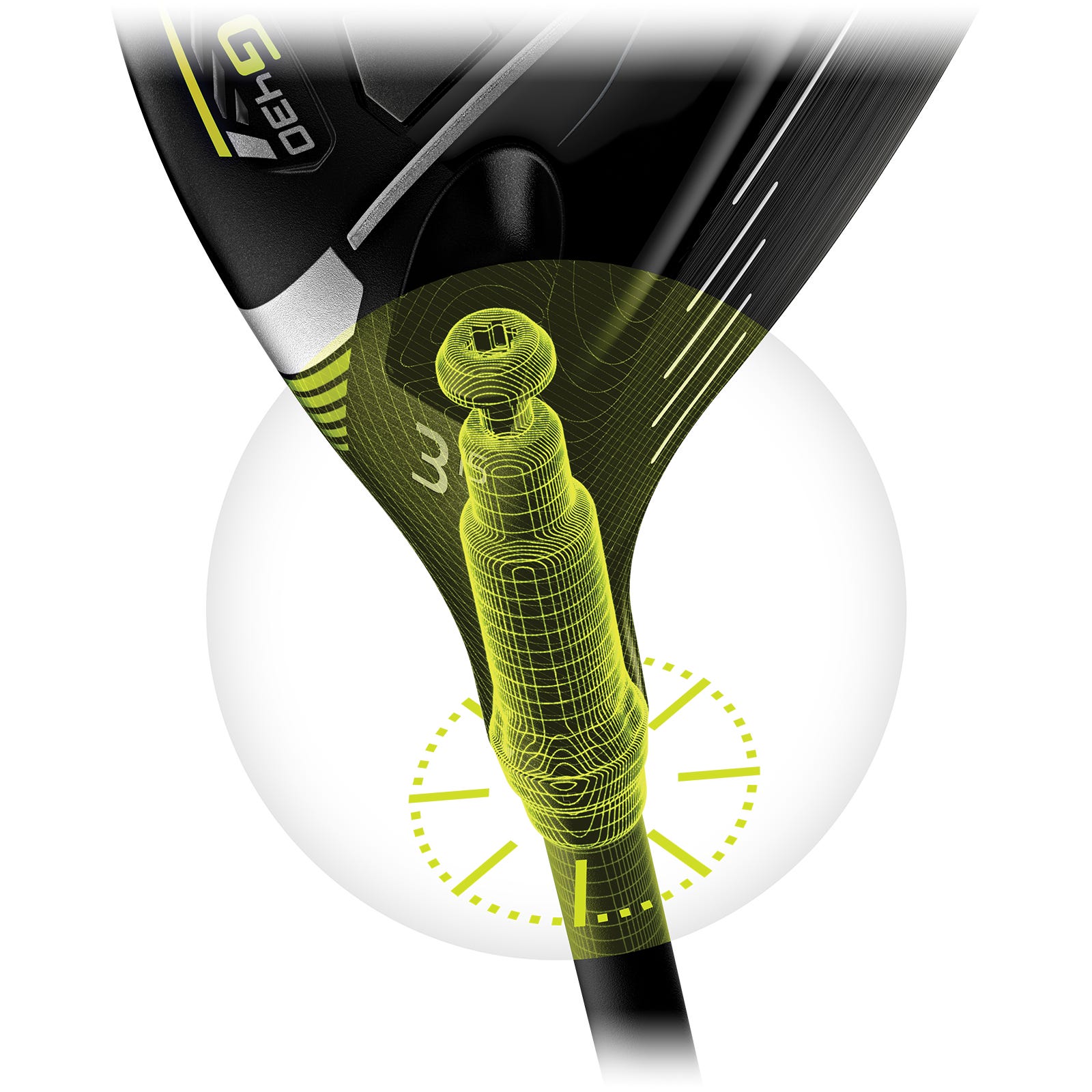 Ilustración de la varilla Trajectory Tuning 2.0 de la madera de calle PING G430