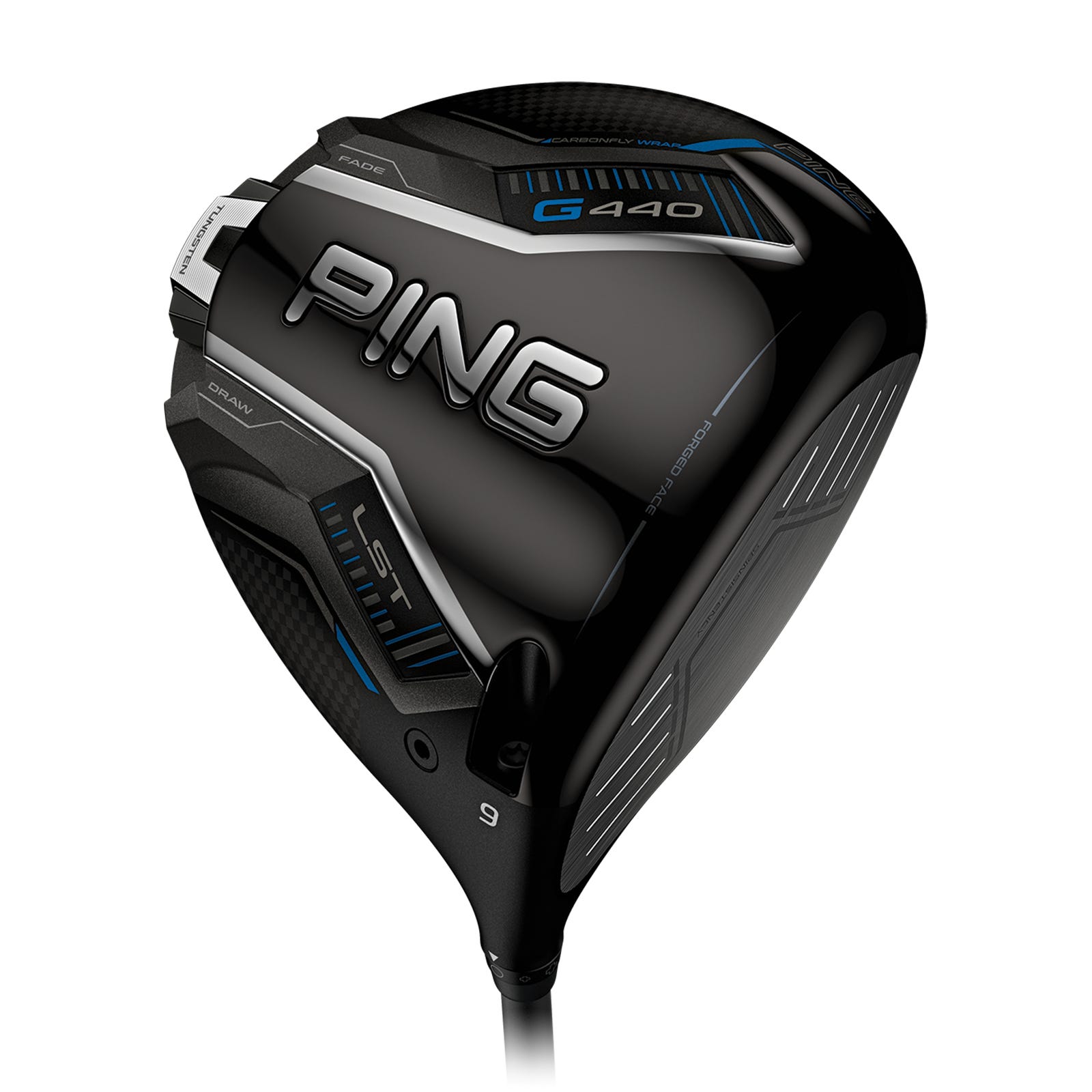 Suela del PING G440 LST mostrando el contrapeso trasero ajustable