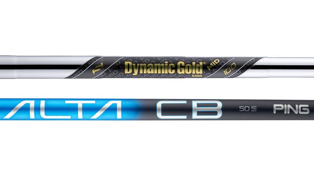 Opciones de varilla de serie del PING i540 — Alta CB Blue y UST Recoil DART