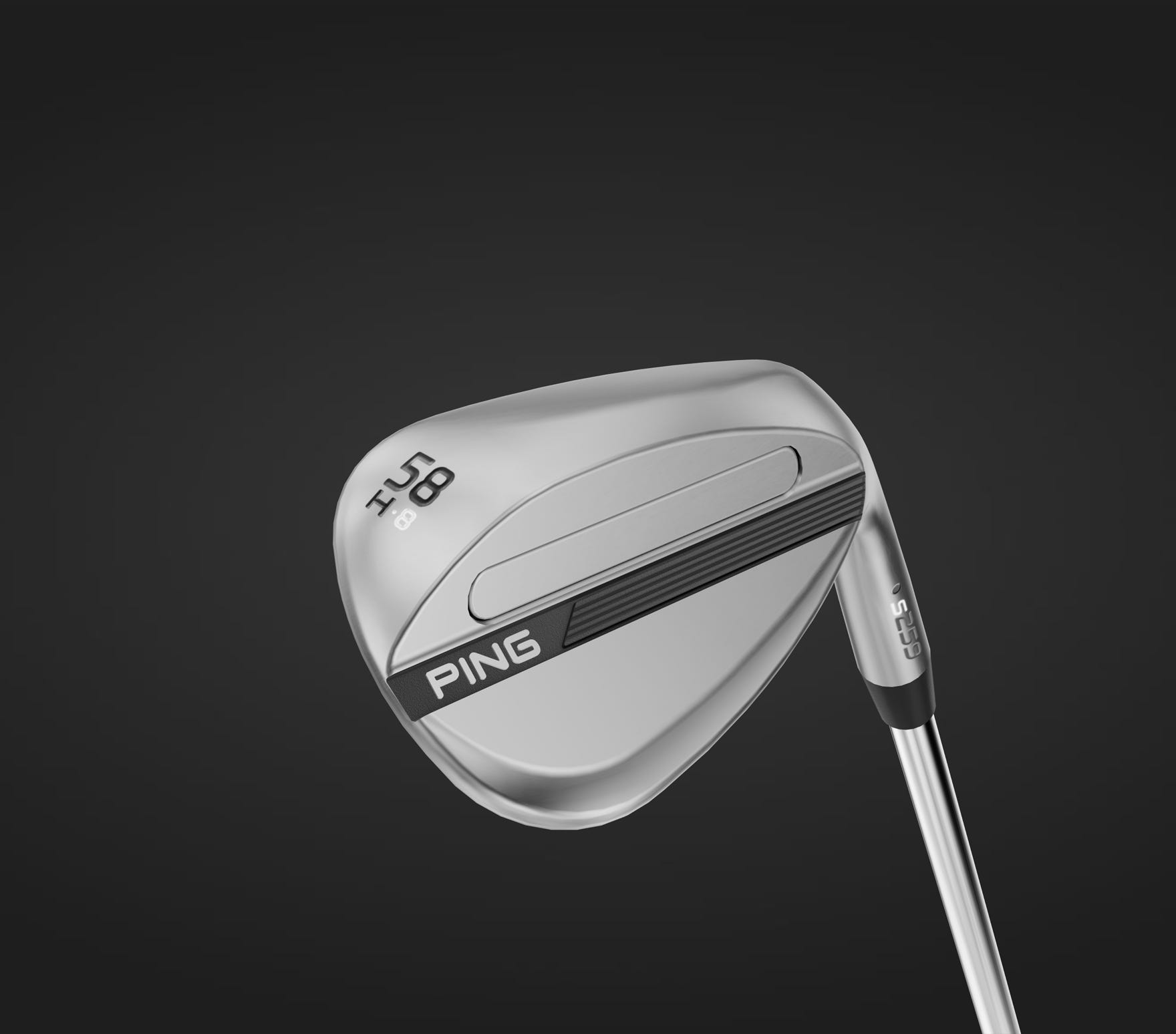 Vista de la cavidad del wedge s259 mostrando las opciones de acabado Chrome y Midnight