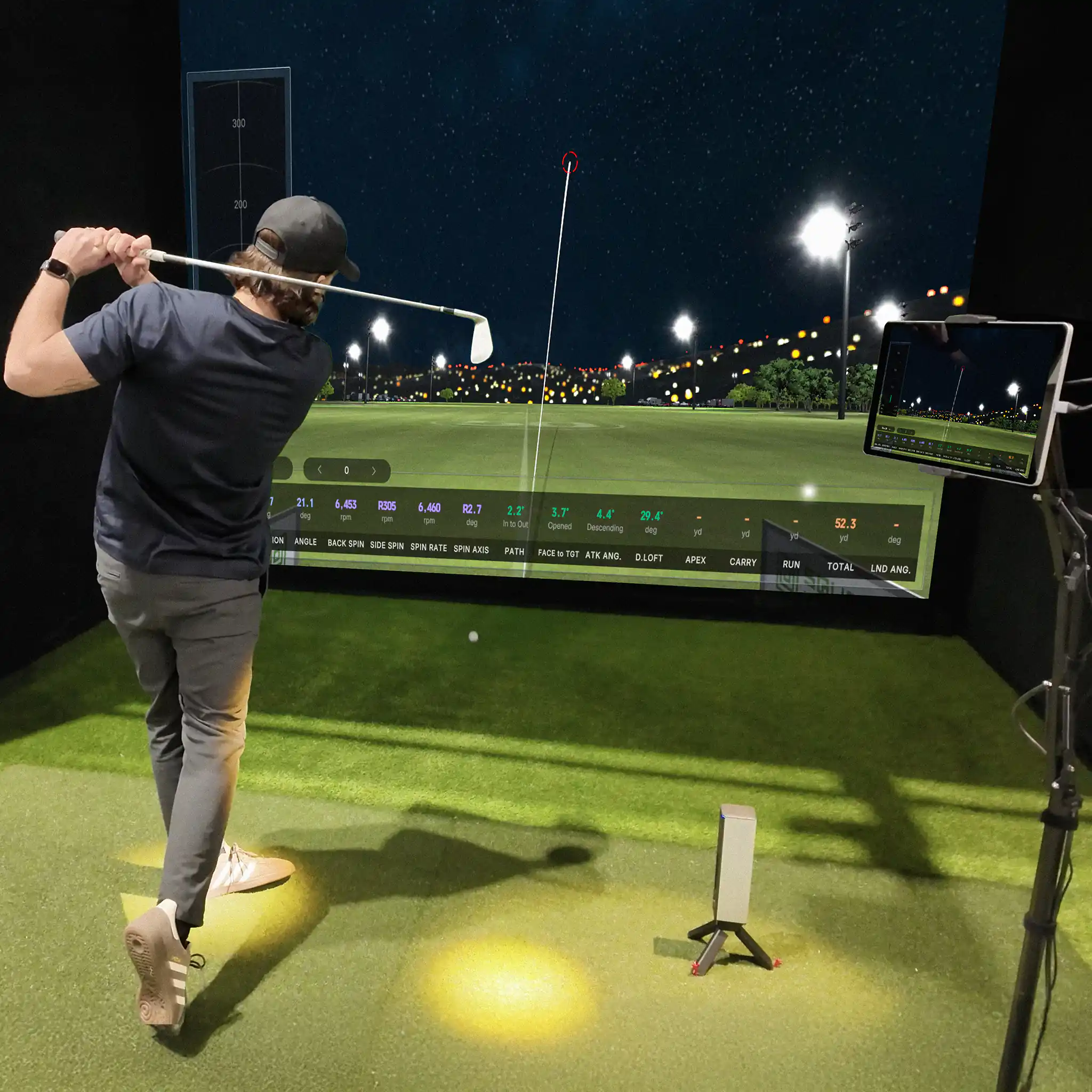 Estilo de vida simulador interior Square Golf OMNI
