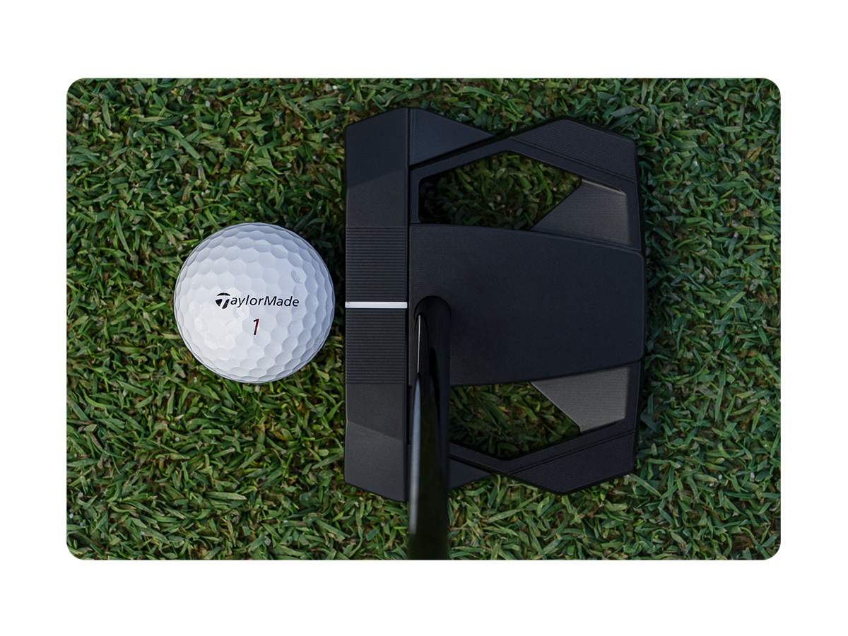 TaylorMade Spider ZT Black — Diseño de varilla de baja torsión