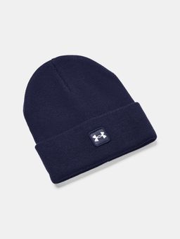 Under Armour Halftime Beanie en azul, vista frontal