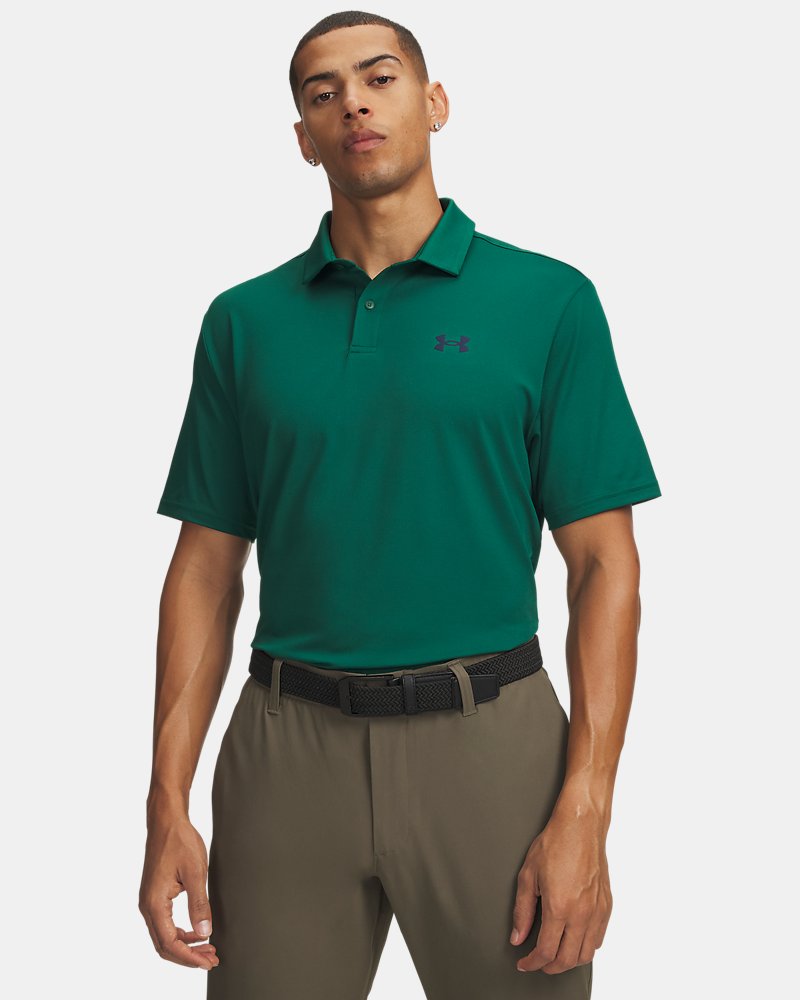 Under Armour Matchplay Polo – Vista frontal, Campus Ivy / Academy