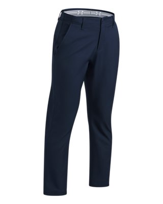 UA Matchplay Boys Pants – Vista lateral, azul