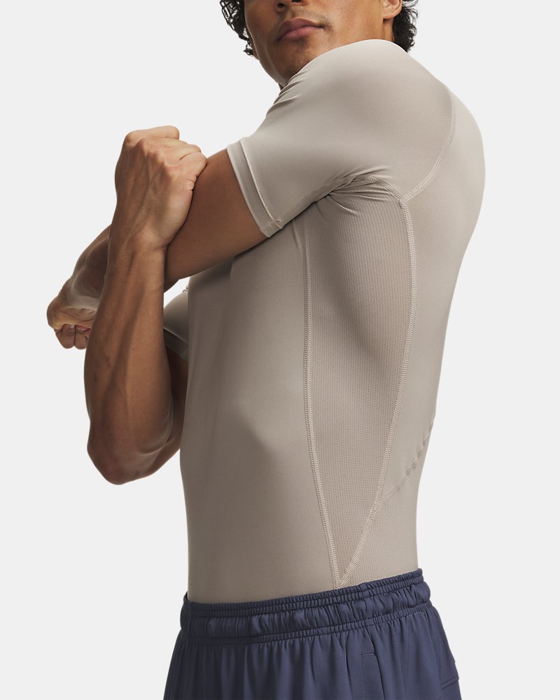 Under Armour HeatGear compression shirt side detail – mesh ventilation panels